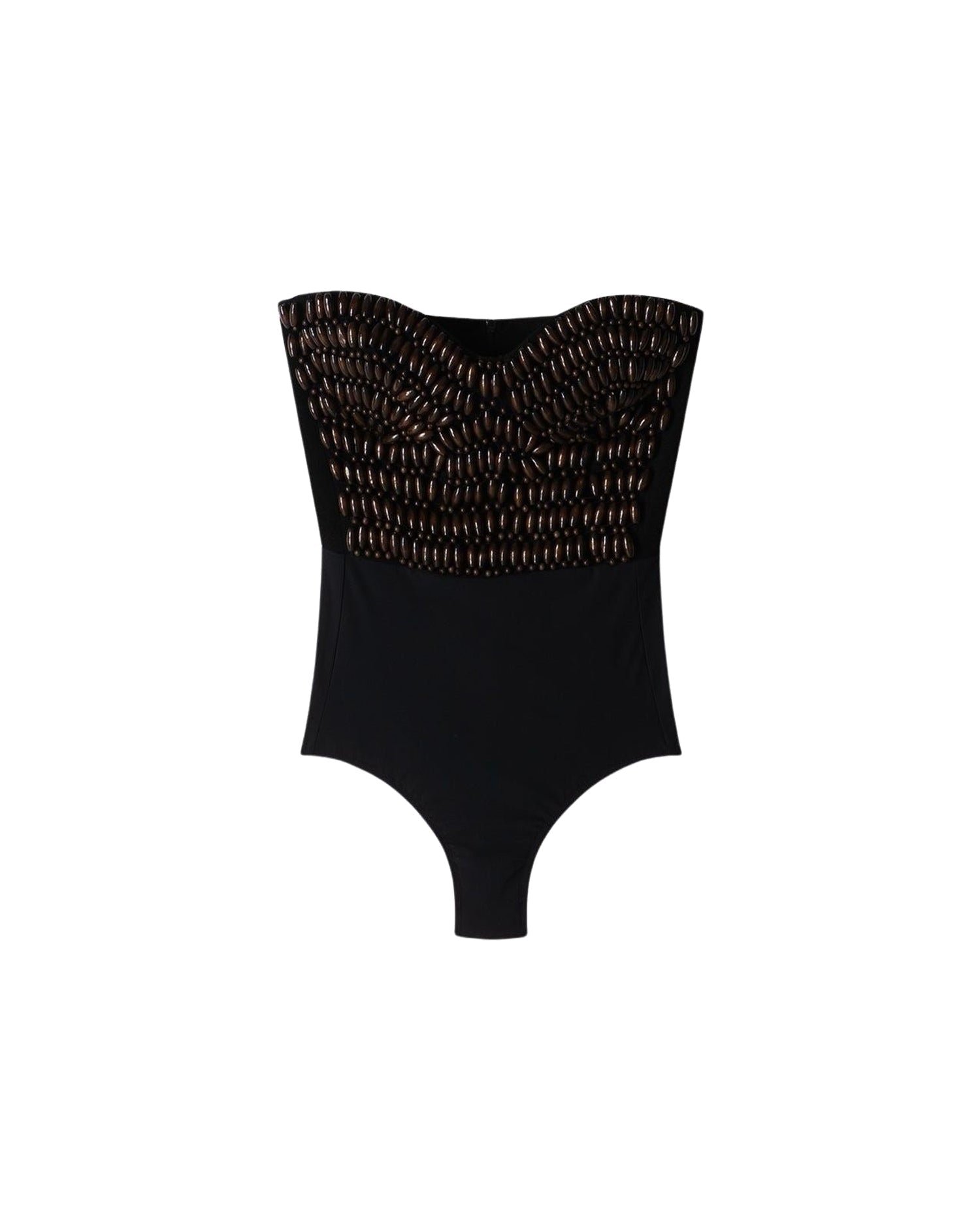 Body Portia à perles - Black