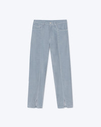 Pantalon Tibes à ourlet fendu - Sky Blue