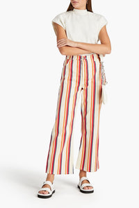 Pantalon évasé à rayures bicolores - Sunbed Stripes