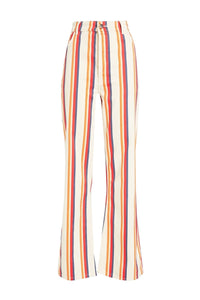 Pantalon évasé à rayures bicolores - Sunbed Stripes