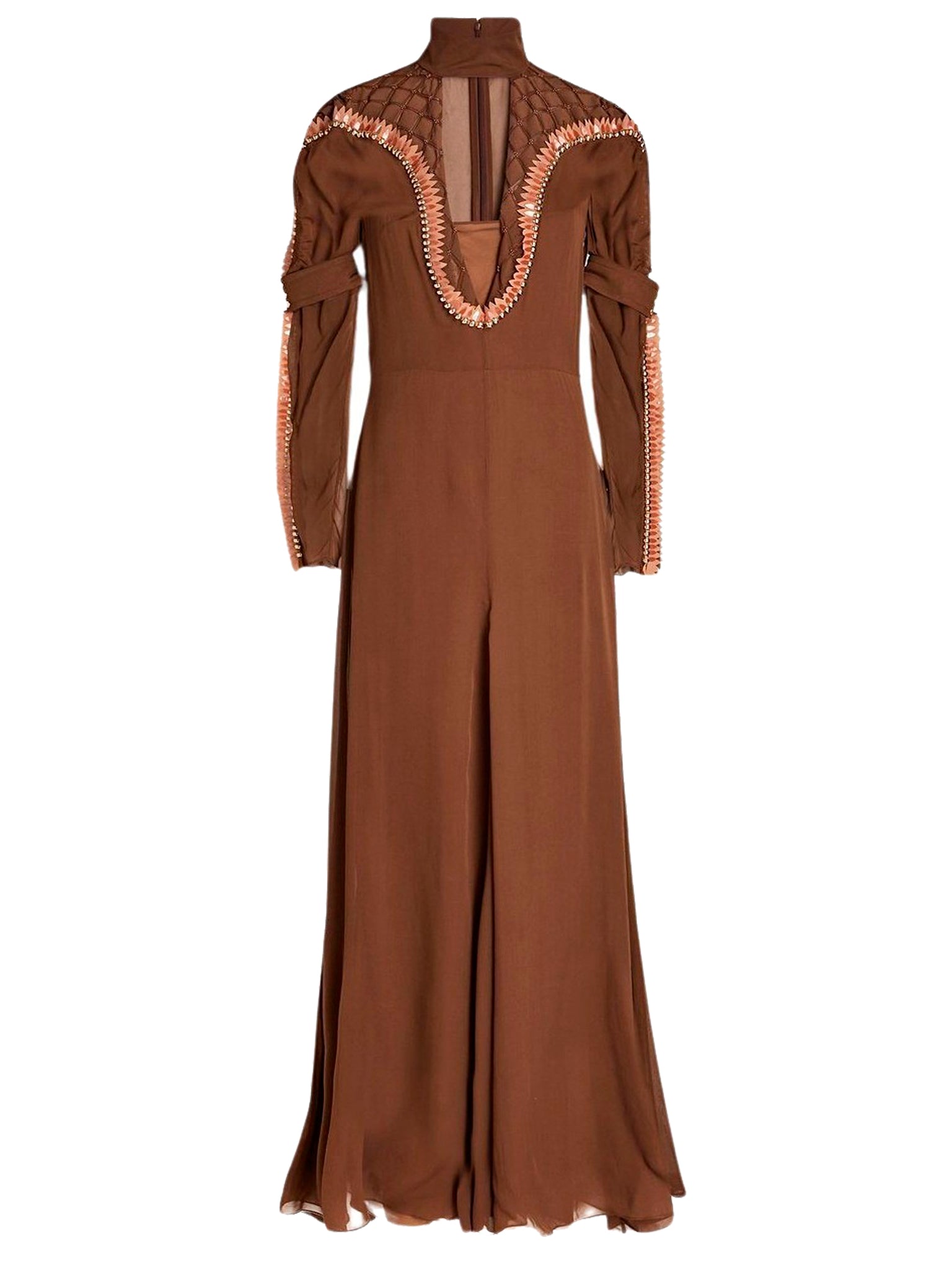 Robe en soie - True Brown