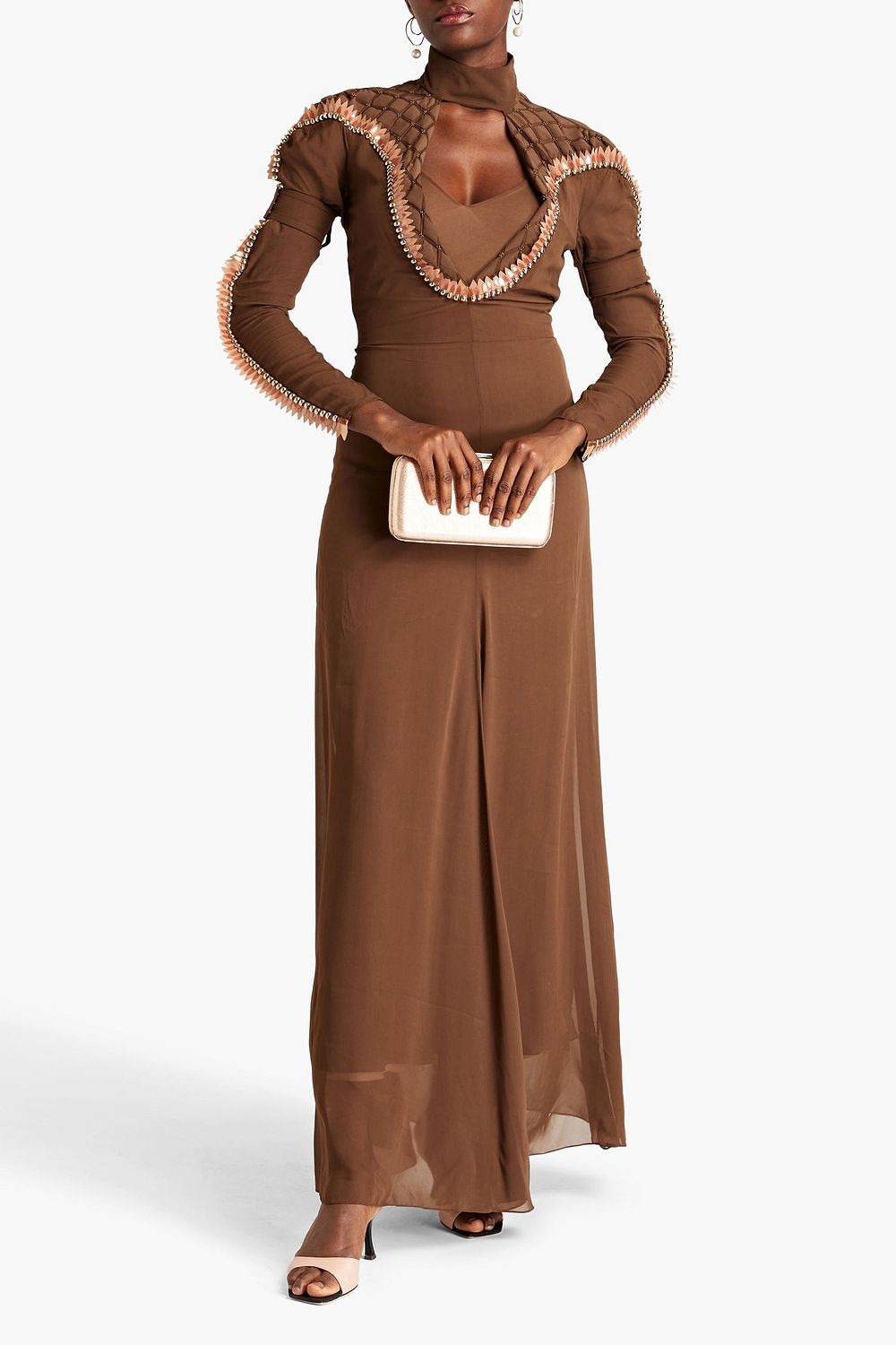 Robe en soie - True Brown