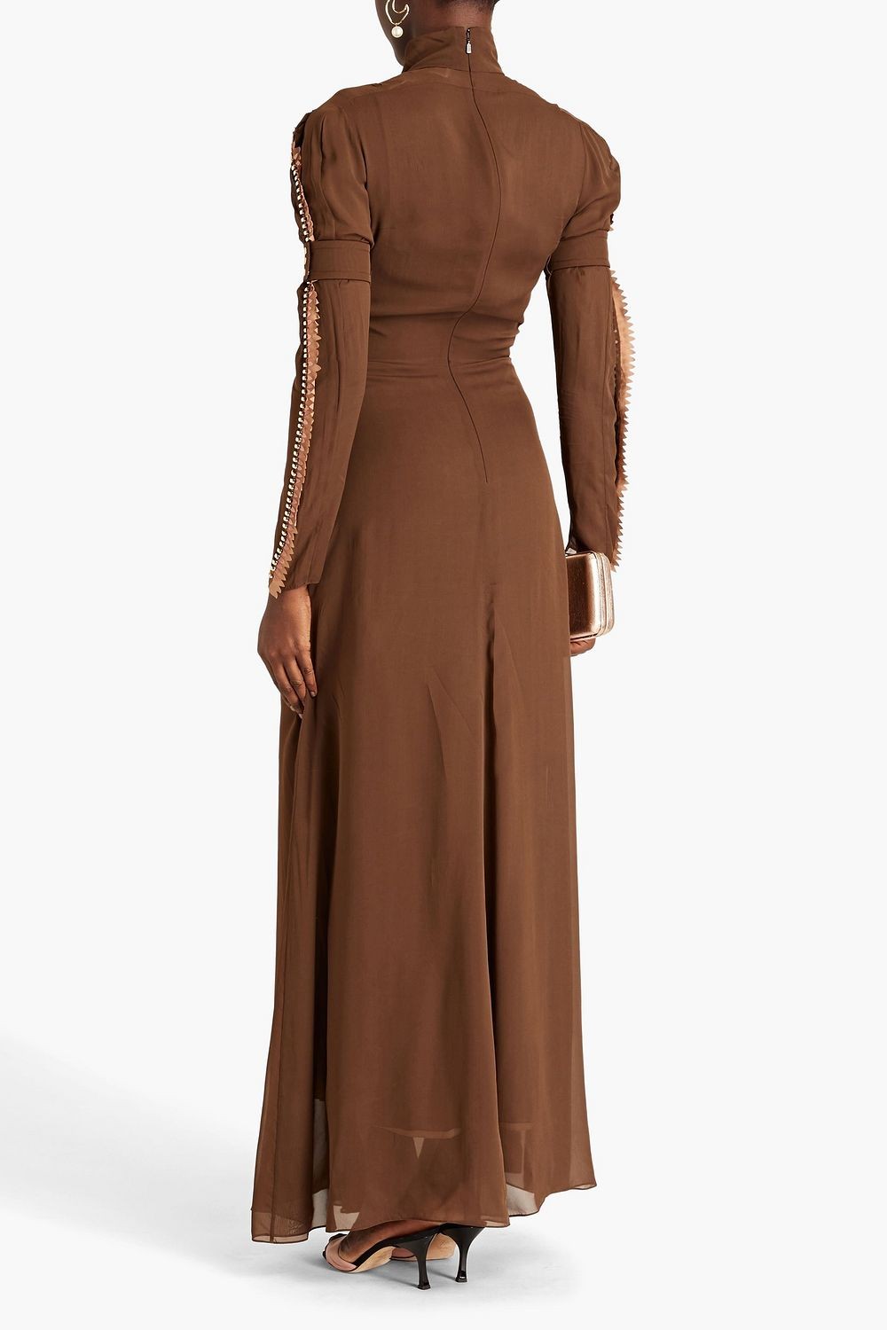 Robe en soie - True Brown
