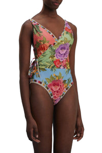 Maillot de bain une pièce à fleurs - Multicolore