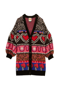 Cardigan Ainika à éléments graphiques - Multicolore