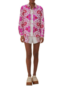 Chemise Maia en lin - Rose