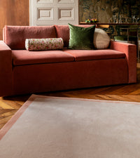 Tapis Luna 150x200 en laine - Rose poudré