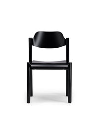 Chaise Achille en bois - Noir