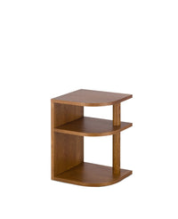 Table d'appoint Opera côté droit en bois - Iroko