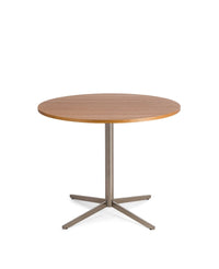 Table de cuisine Amadeo en bois et métal - Iroko