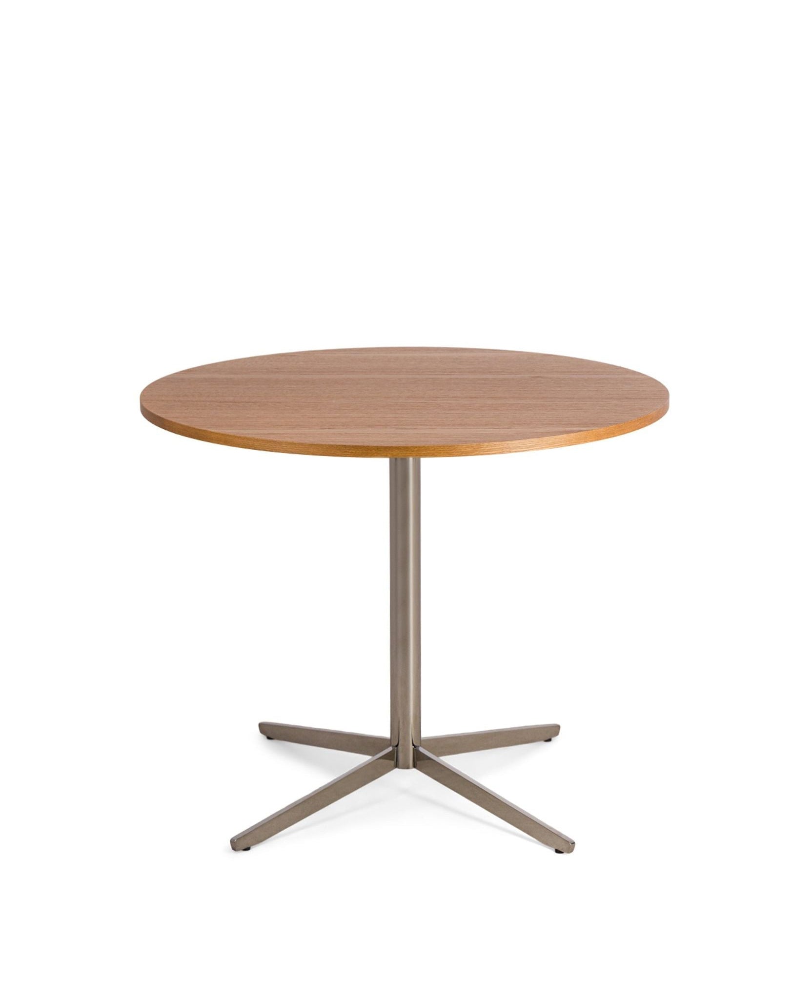 Table de cuisine Amadeo en bois et métal - Iroko