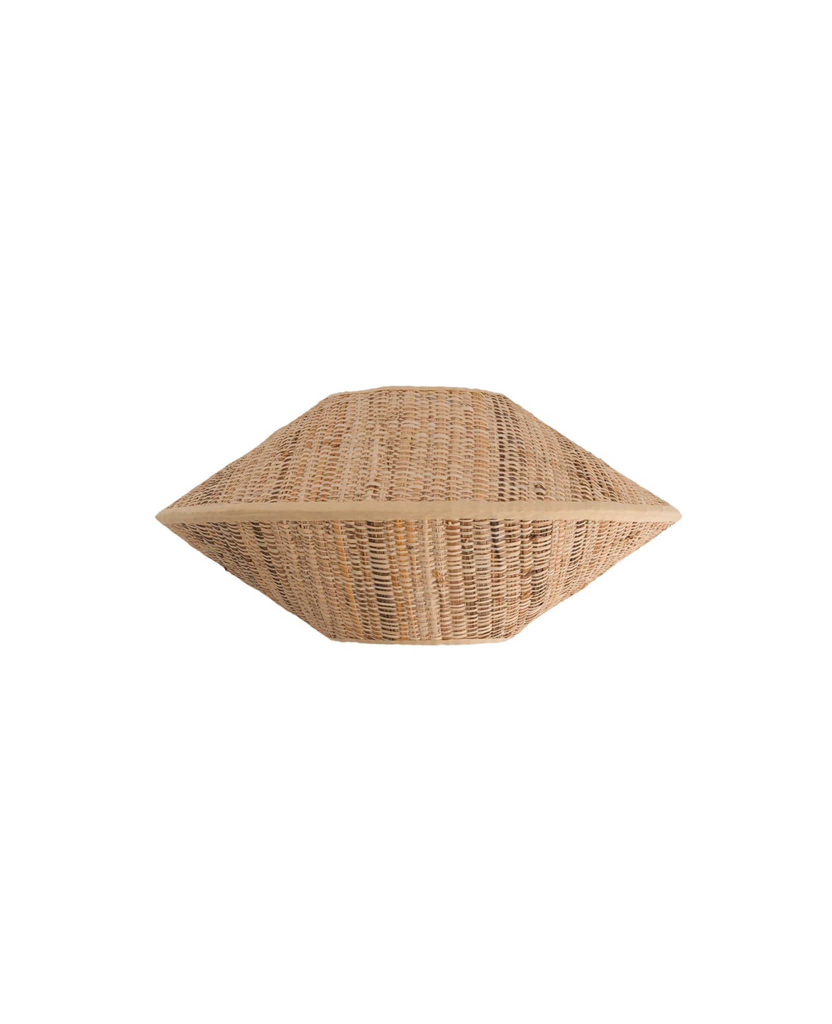 Applique Amalfi demi soucoupe en rotin - Sable