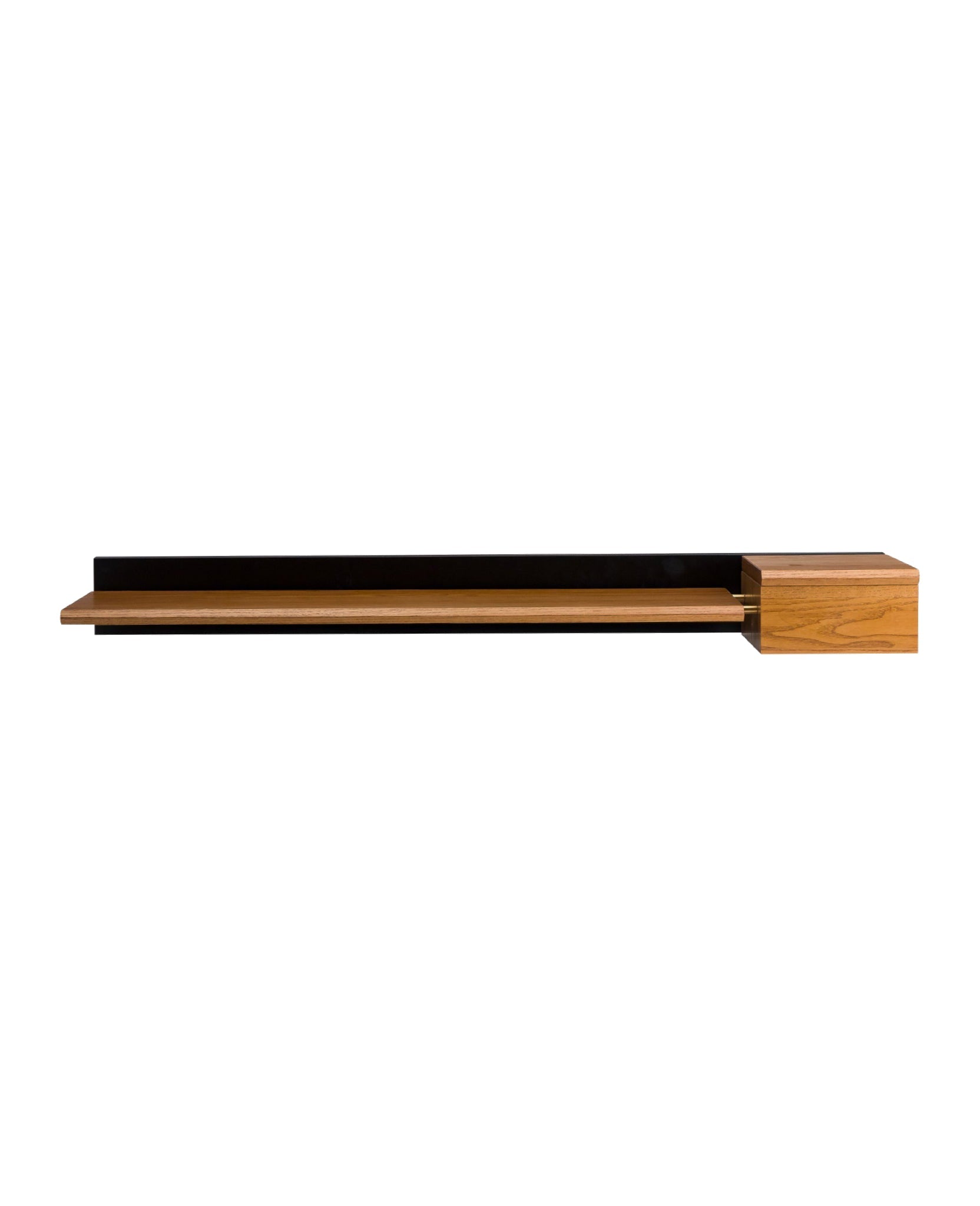 Grande console murale Sola en bois - Iroko