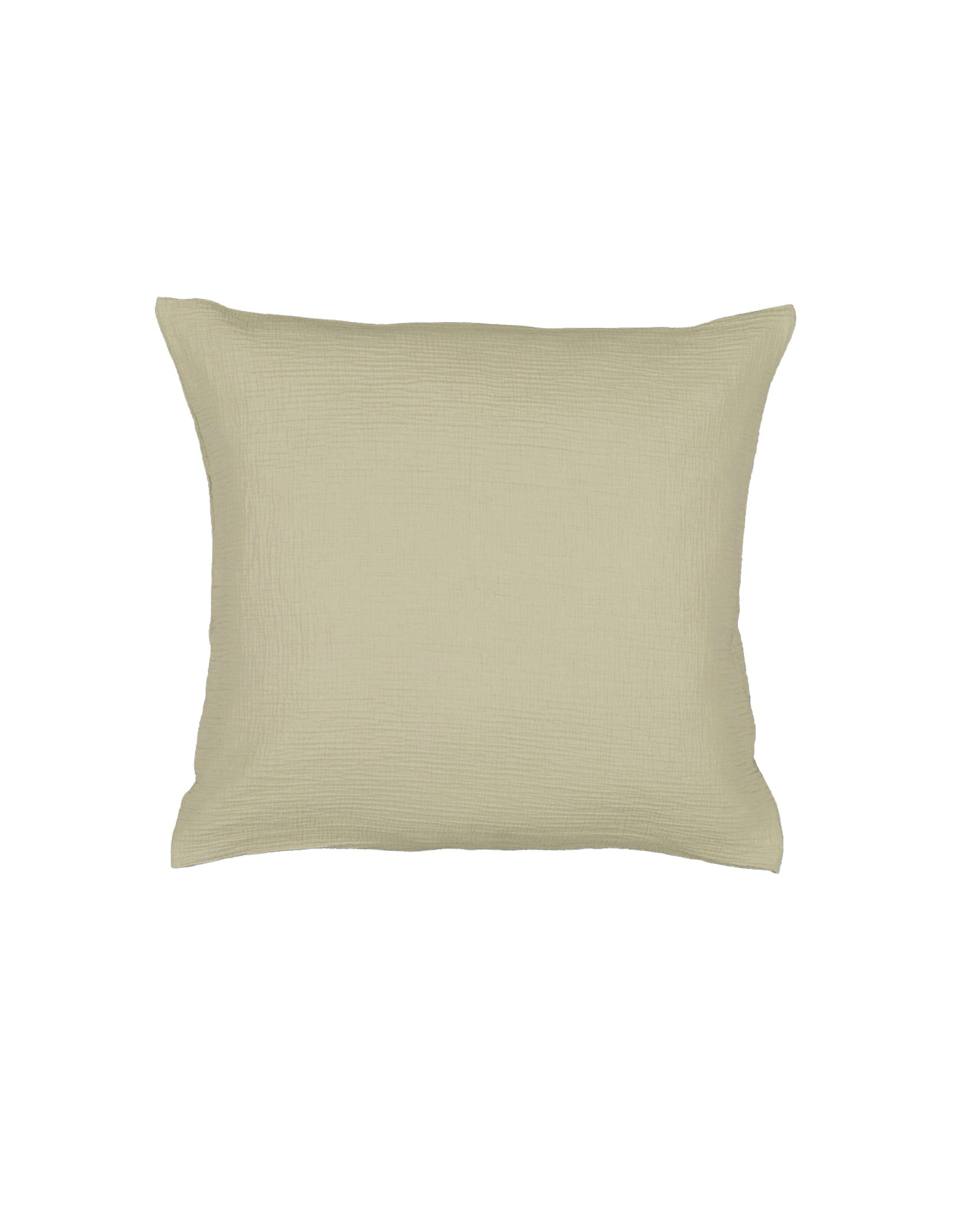 Taie d'oreiller Como en gaze de coton - Vert d'eau