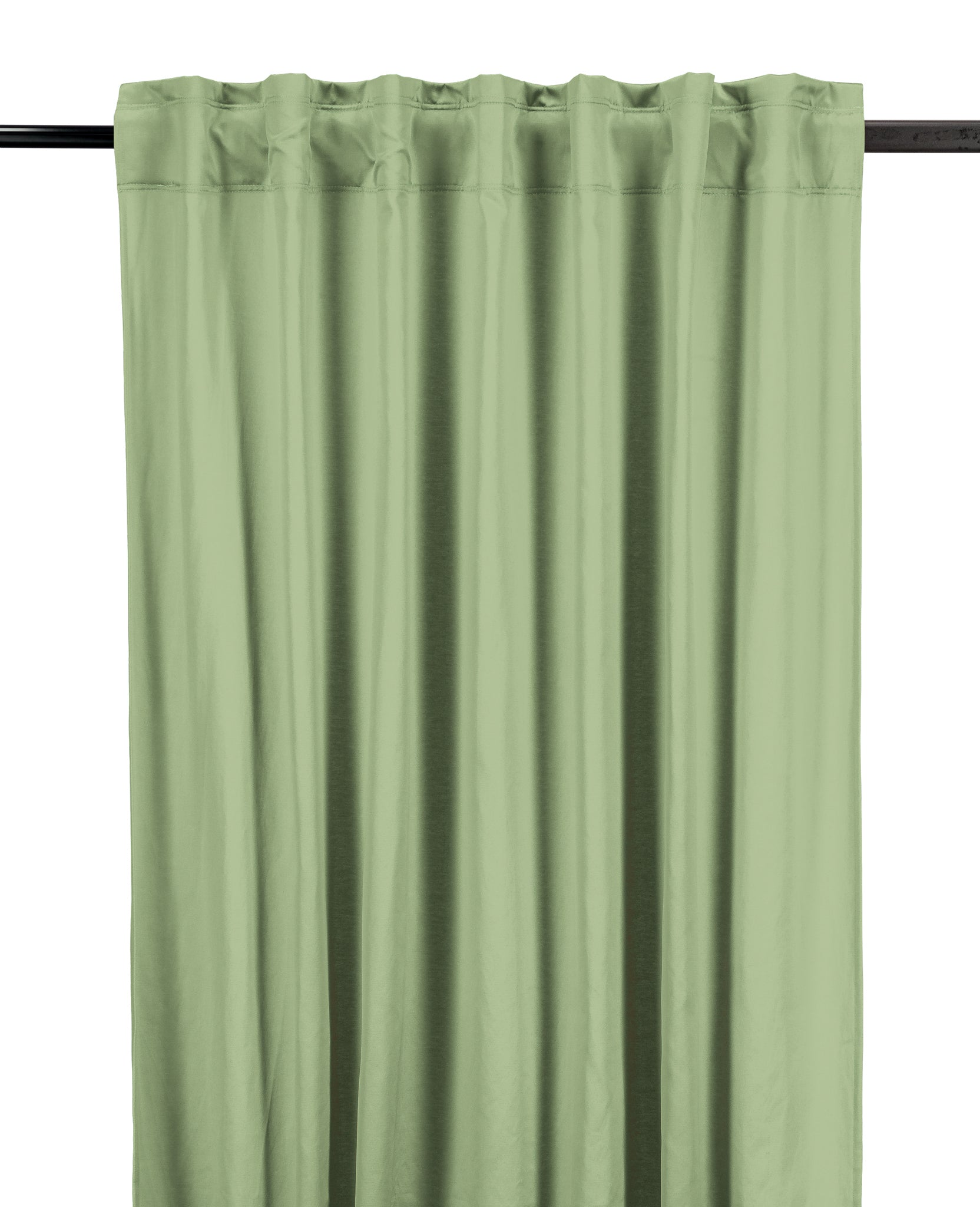 Rideau Malaparte en satin - Vert