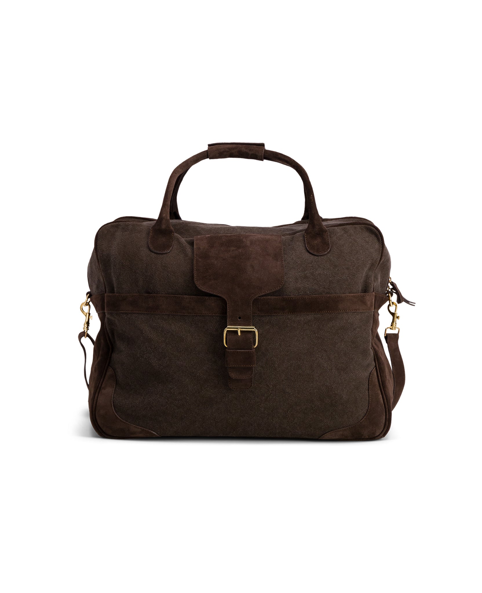 Sac de voyage Andrea en cuir - Marron