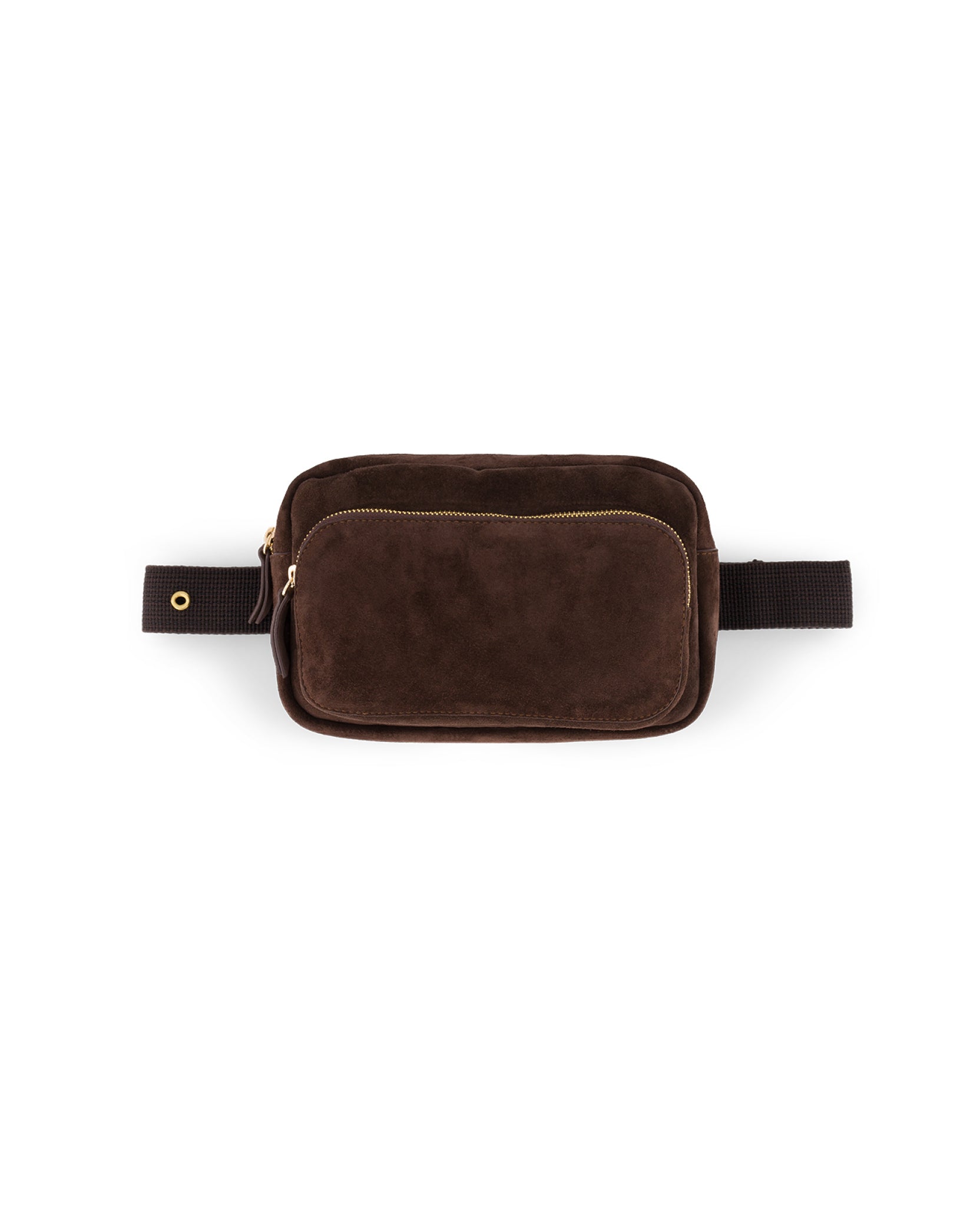 Sac ceinture Andrea en cuir - Chocolat