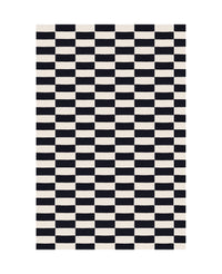 Tapis Firenze 150x200 en laine - Noir