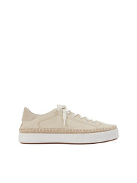 Sneakers Telma en cuir nappa doux - Nude