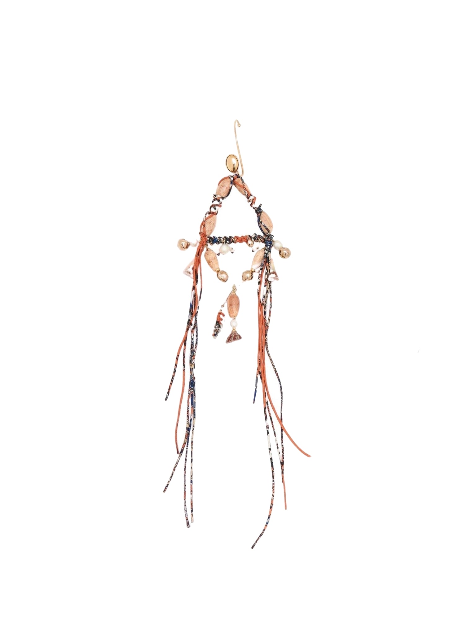 Mono boucle d'oreille Lyv en laiton - Gold