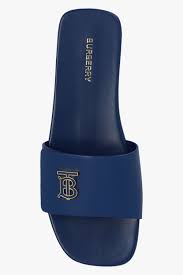 Sandales à enfiler sur semelle en cuir - Rich Navy