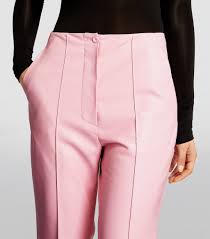 Pantalon Evi en cuir - Pink