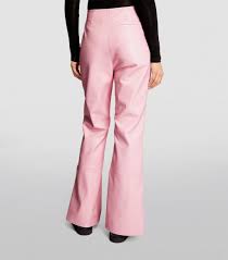 Pantalon Evi en cuir - Pink