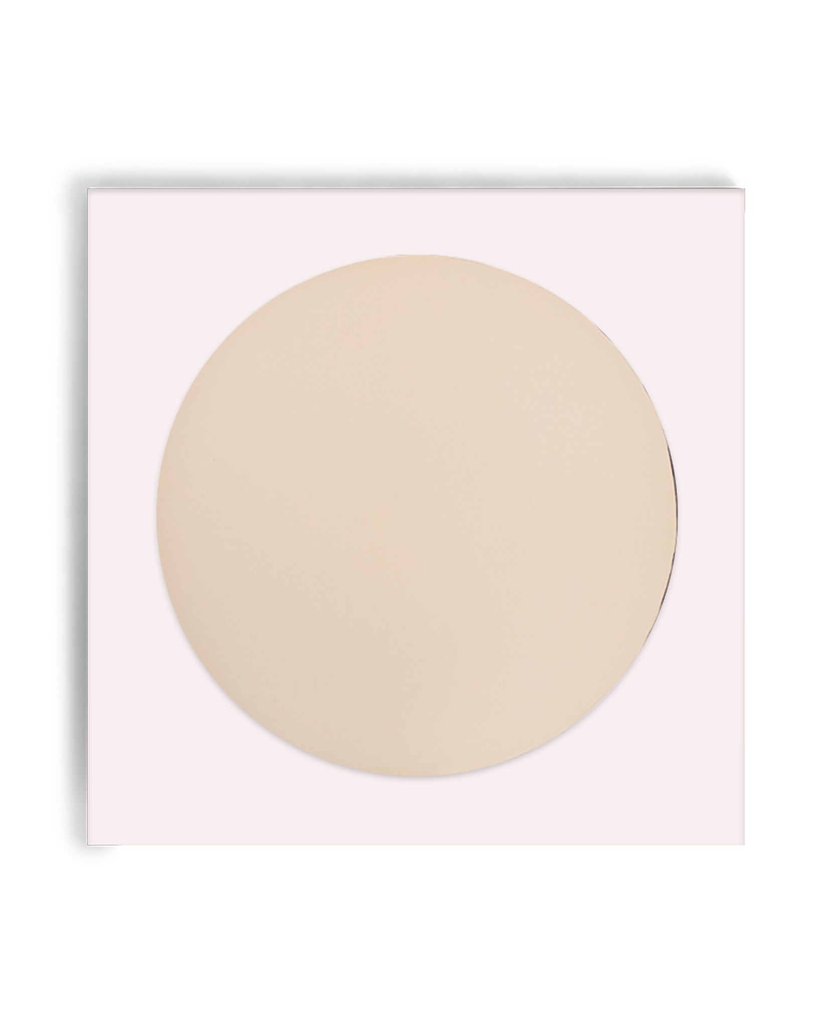 Grand miroir Letizia laqué - Blanc crème