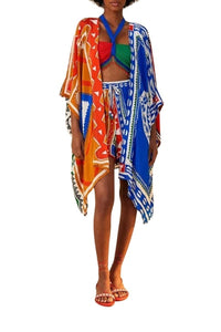 Kimono Off-White Colors - Orange