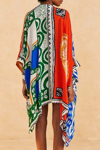 Kimono Off-White Colors - Orange