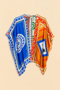 Kimono Off-White Colors - Orange