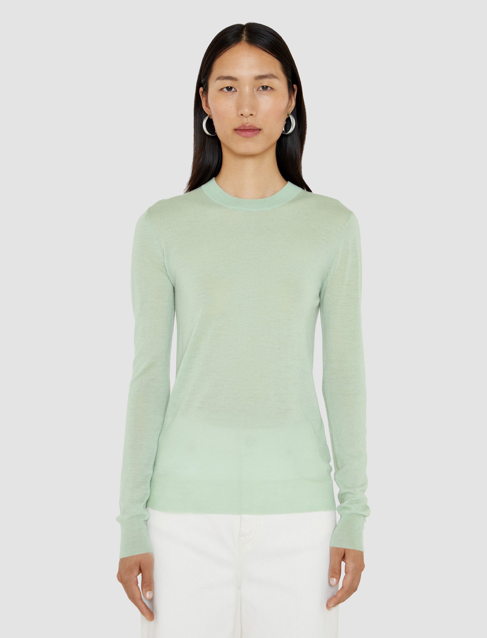 NEW / 15qty   Rd Nk Ls-Cashair