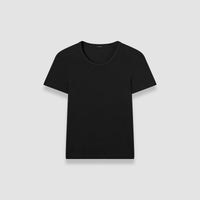 NEW / 18qty   Rd Nk Tee-Jersey Rib