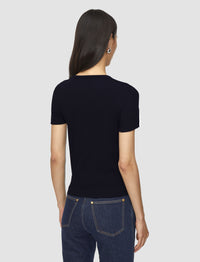 NEW / 18qty   Rd Nk Tee-Jersey Rib