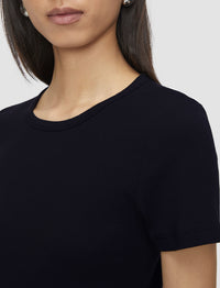 NEW / 18qty   Rd Nk Tee-Jersey Rib
