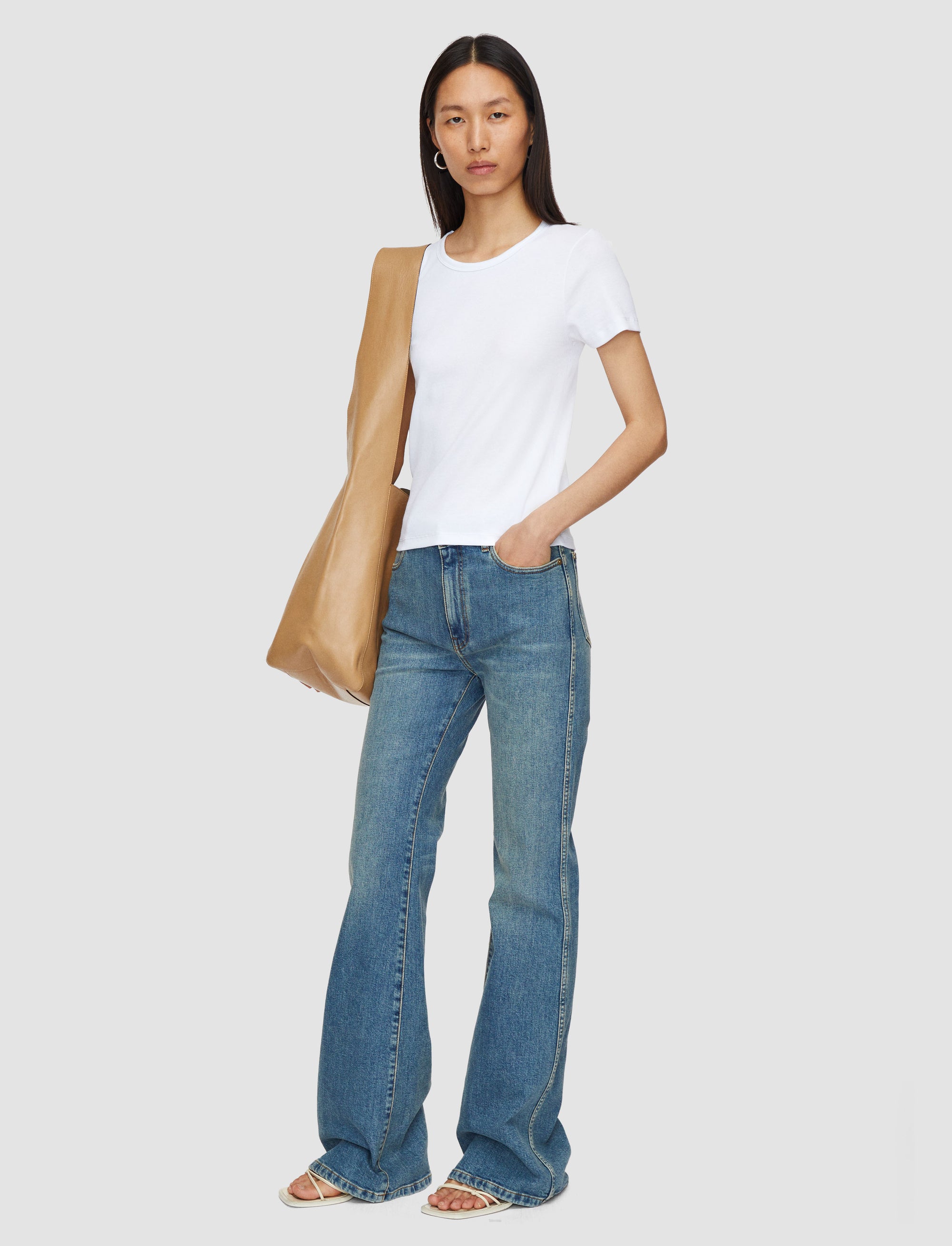 NEW / 8qty   Rd Nk Tee-Jersey Rib