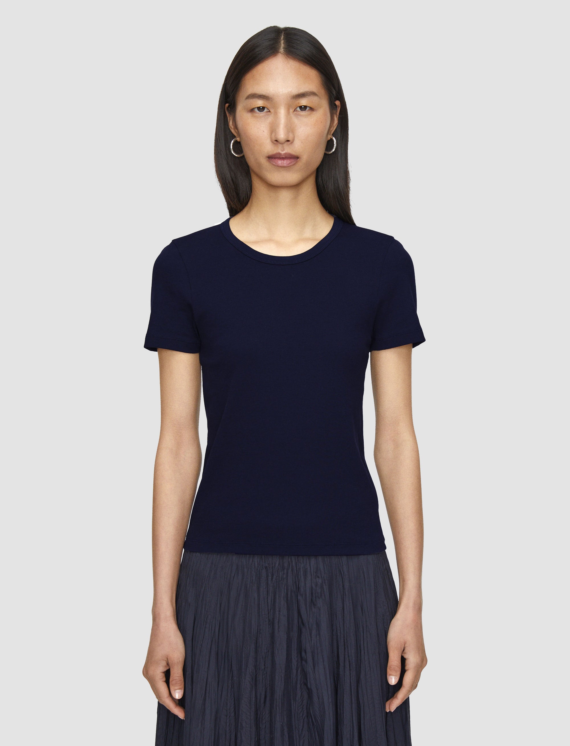 NEW / 10qty   Rd Nk Tee-Jersey Rib