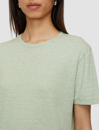 NEW / 7qty   Rd Nk Tee-Linen Jersey