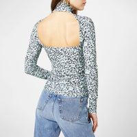 Pull Josa à roulé en maille - Ocelot Sky Blue