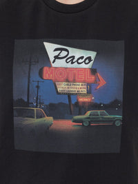 T-shirt à motif Paco Motel - Black