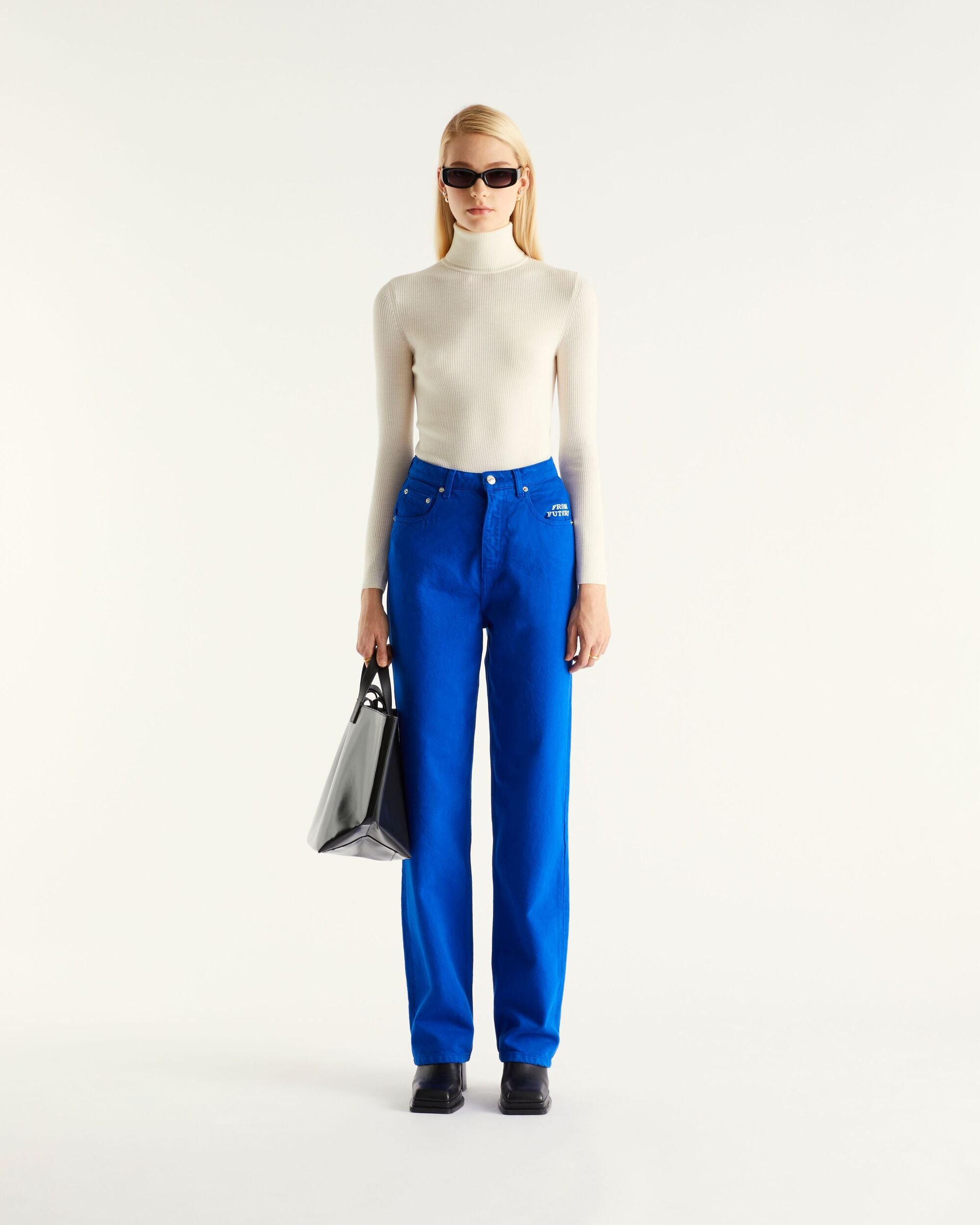 Jean large From Future - Electric Blue