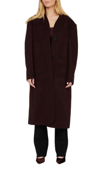 Manteau à col en V - Thorn