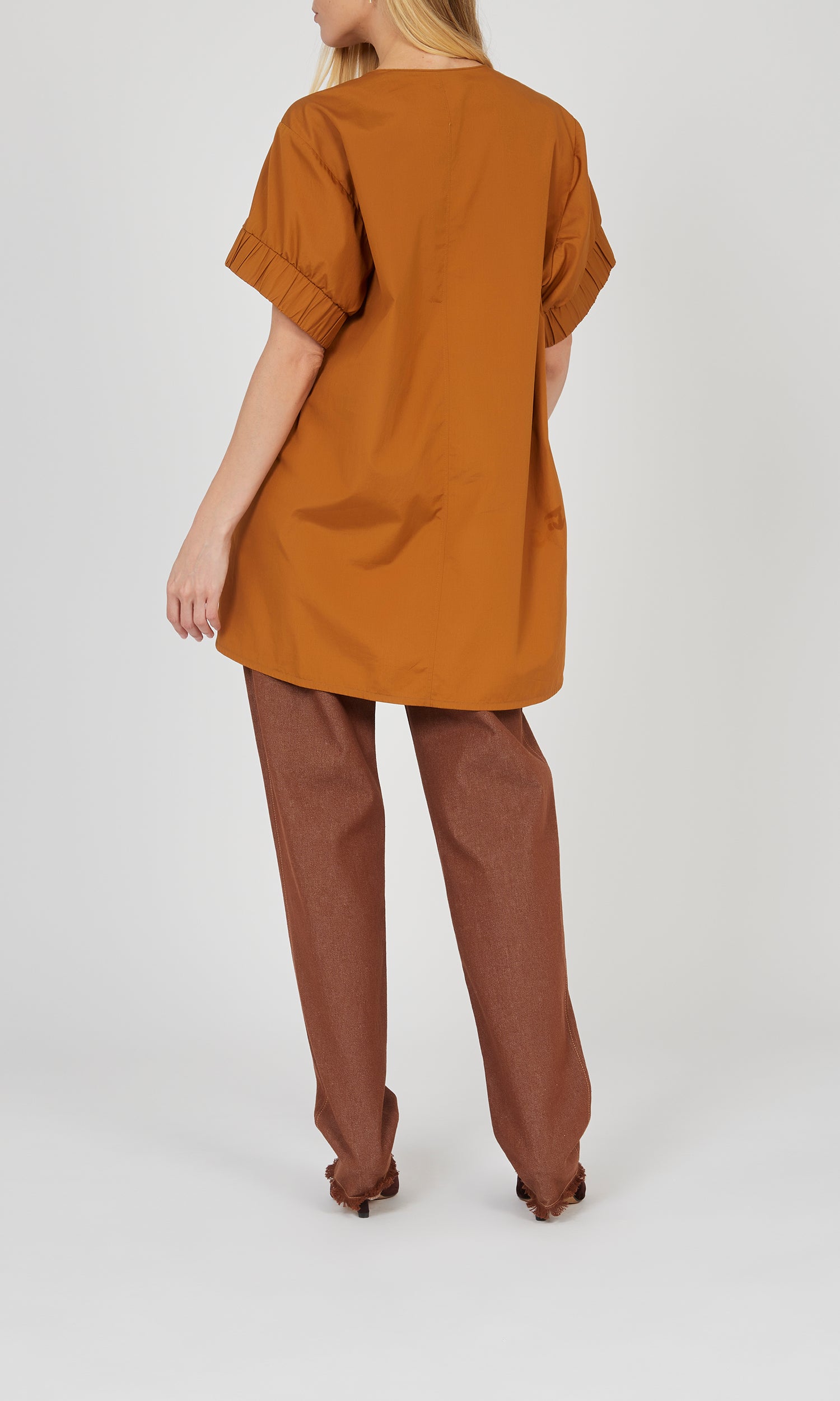 Pantalon élastiqué en denim - Aragonite