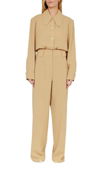 Pantalon large en crêpe de laine - Dulce