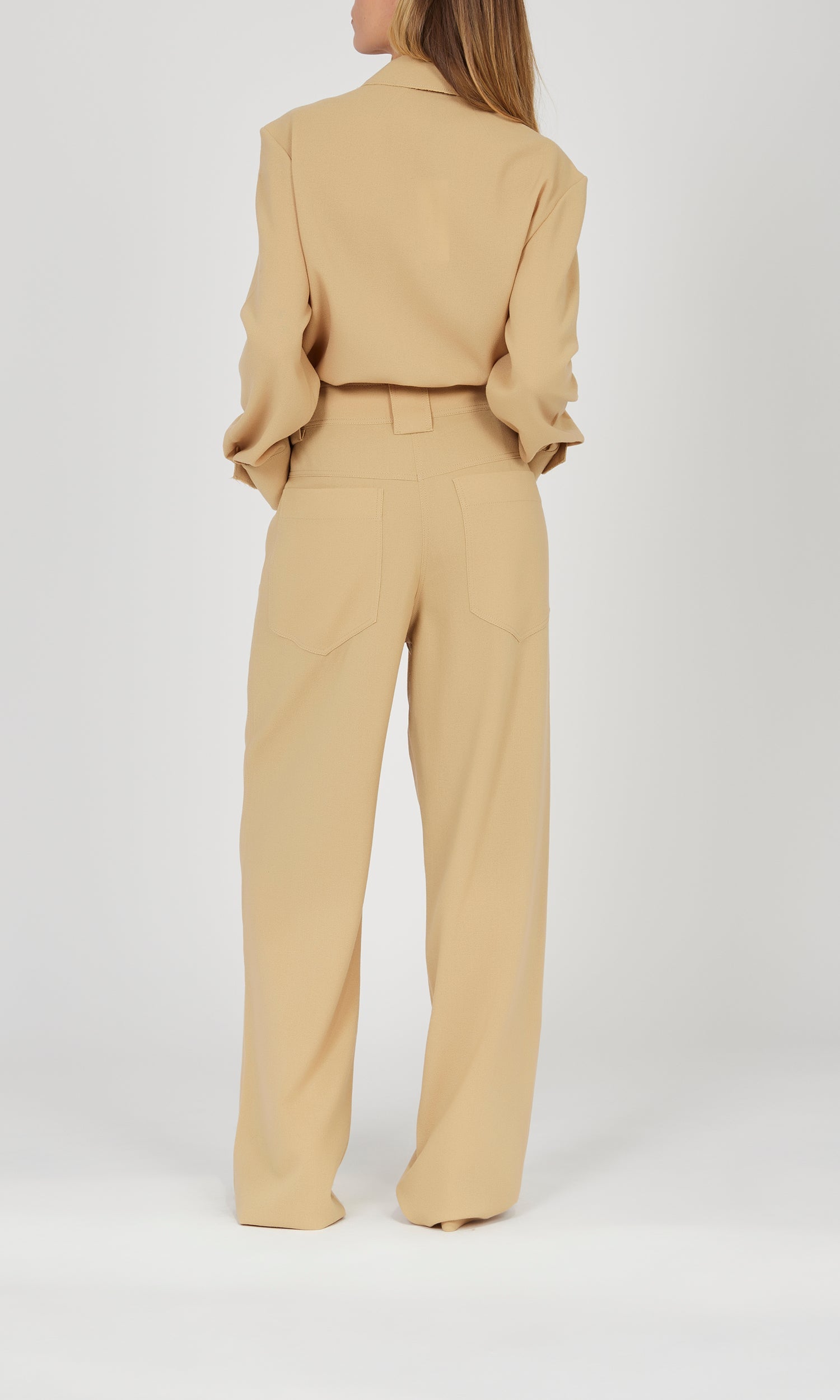 Pantalon large en crêpe de laine - Dulce