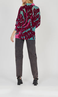 Chemise à logo - Violet