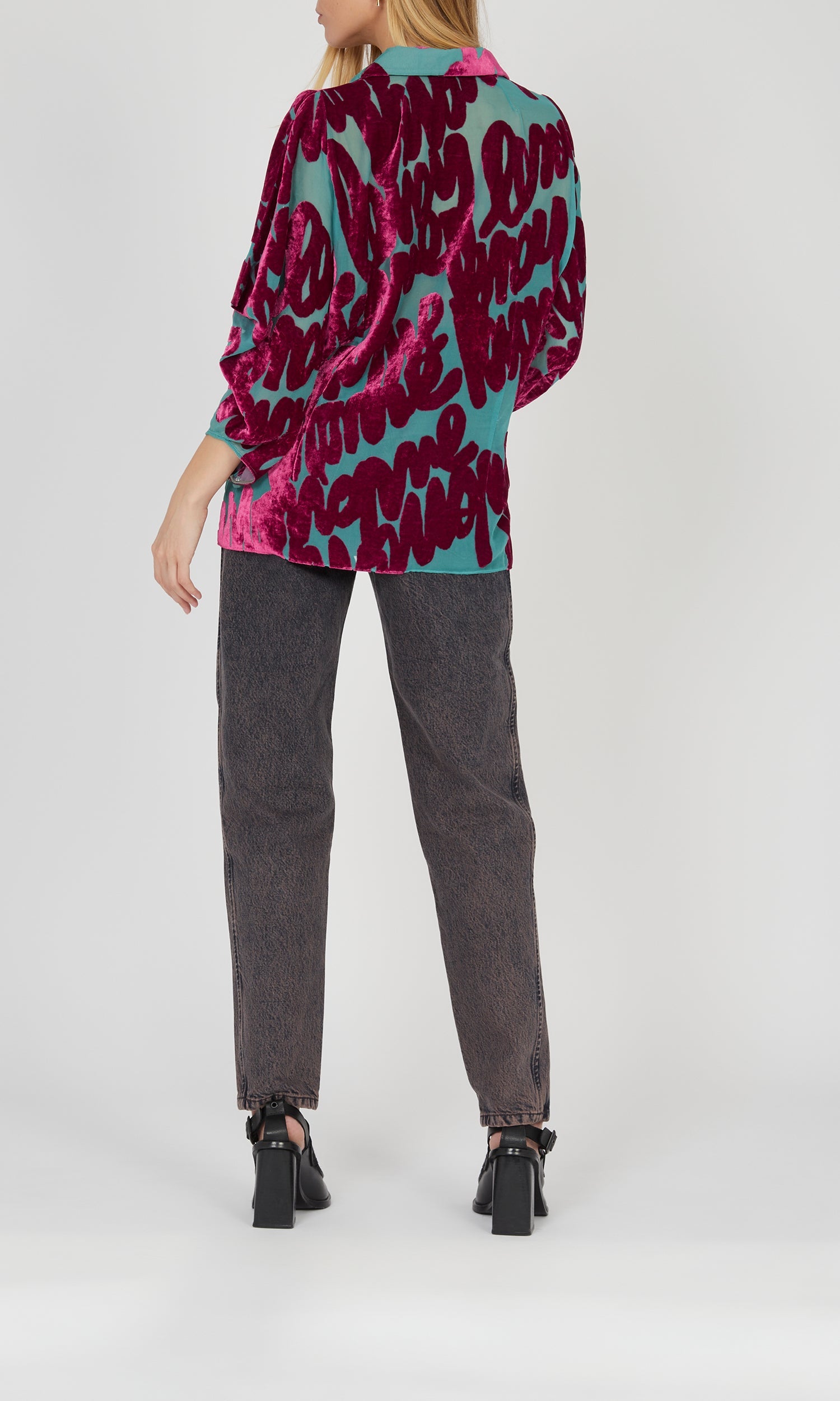 Chemise à logo - Violet