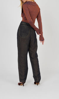 Pantalon carotte - Noir