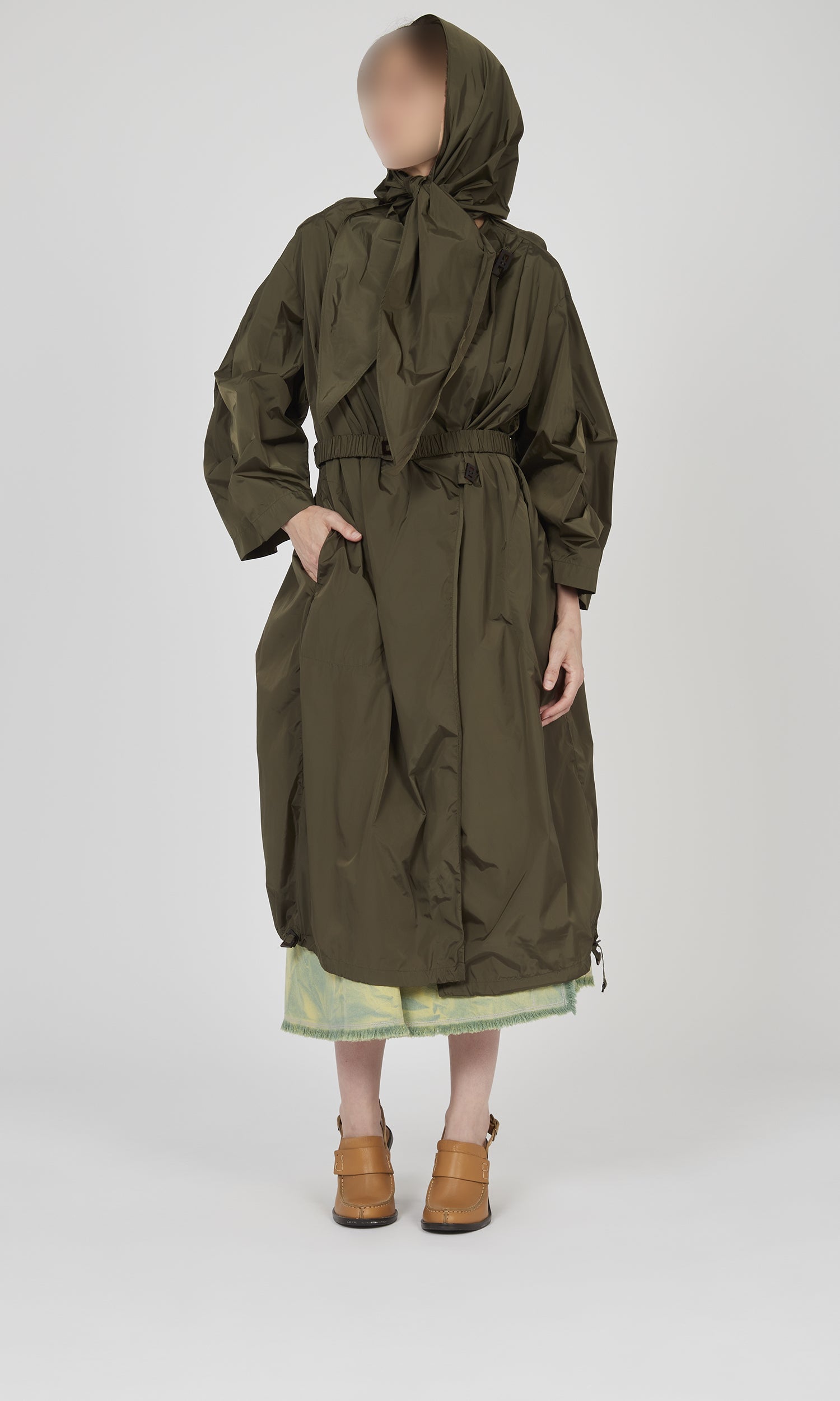 Imperméable ceinturé - Khaki