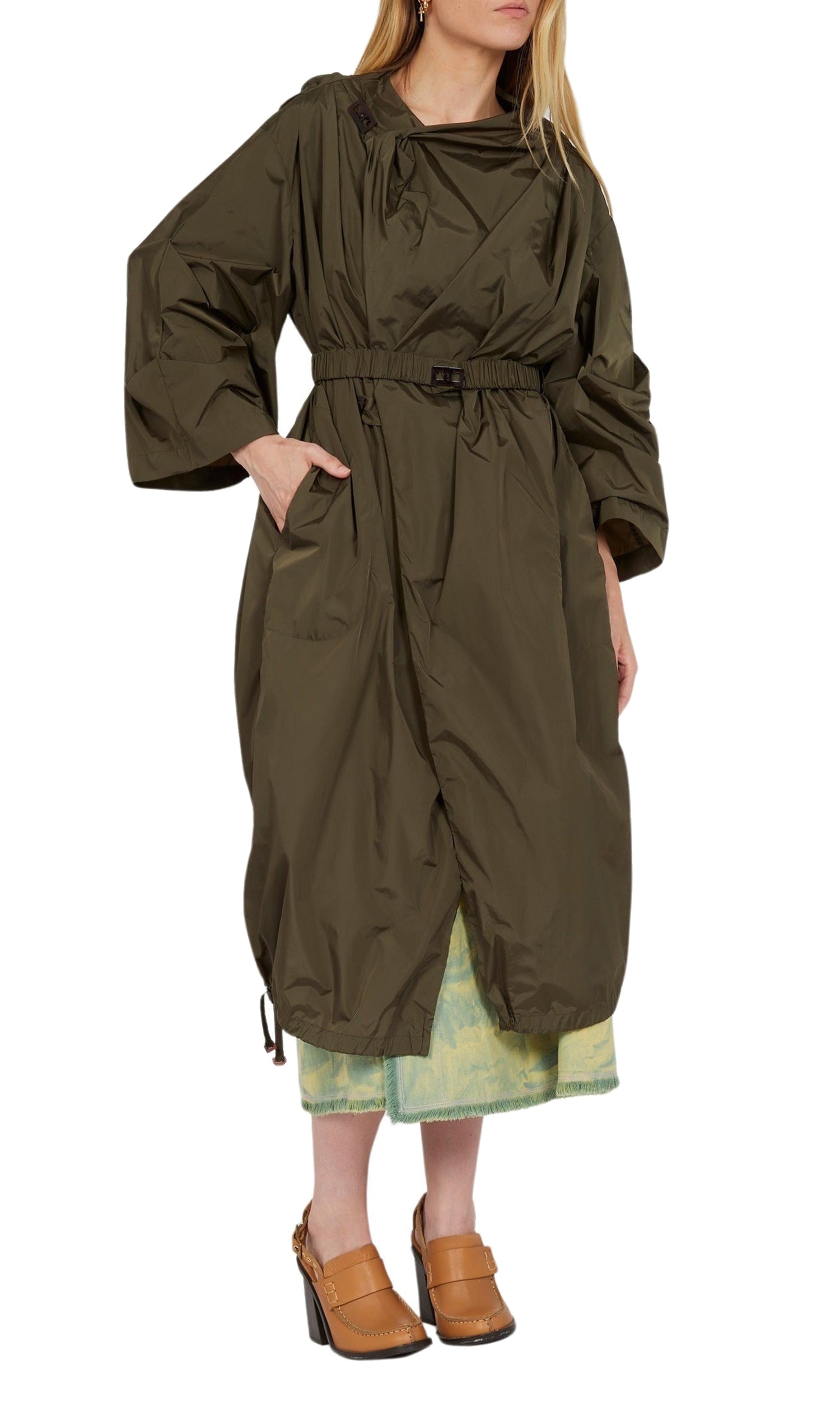 Imperméable ceinturé - Khaki